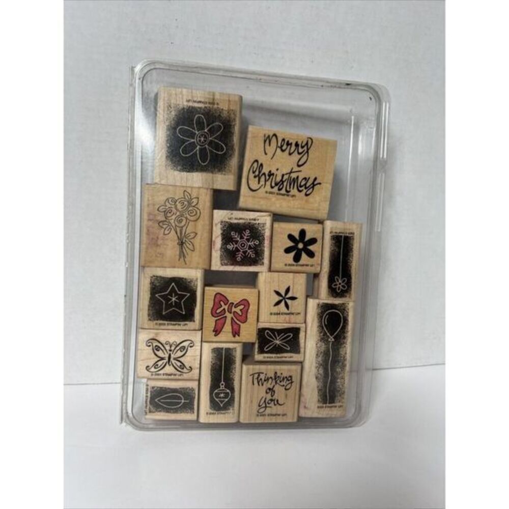 Lot of 15 Stampin Up! Stamp Sets! 2001,2003,2004
